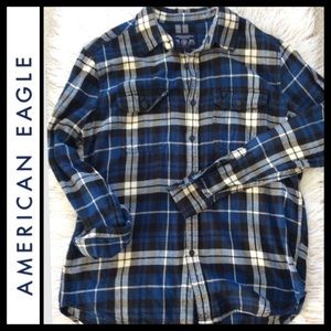 AEO Men’s 24/7 Plaid Flannel Shirt
